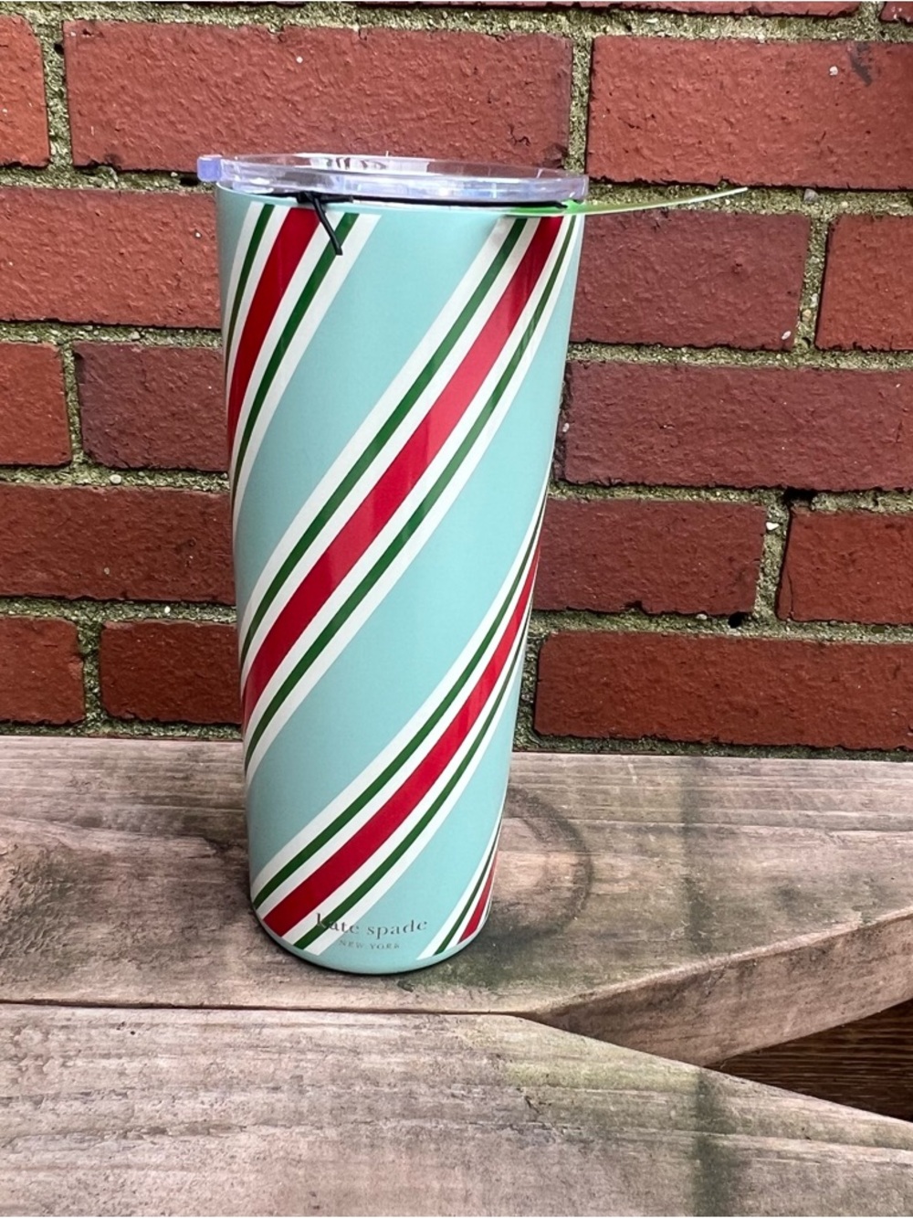 Kate Spade New York 24 oz Stainless Steel Tumbler | Luna Stripe | NWT